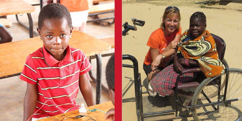 Hooke Court Volunteers Helping to Teach in Malawi Schools