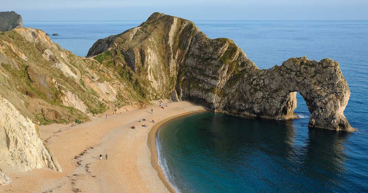 Durdle door in Dorset