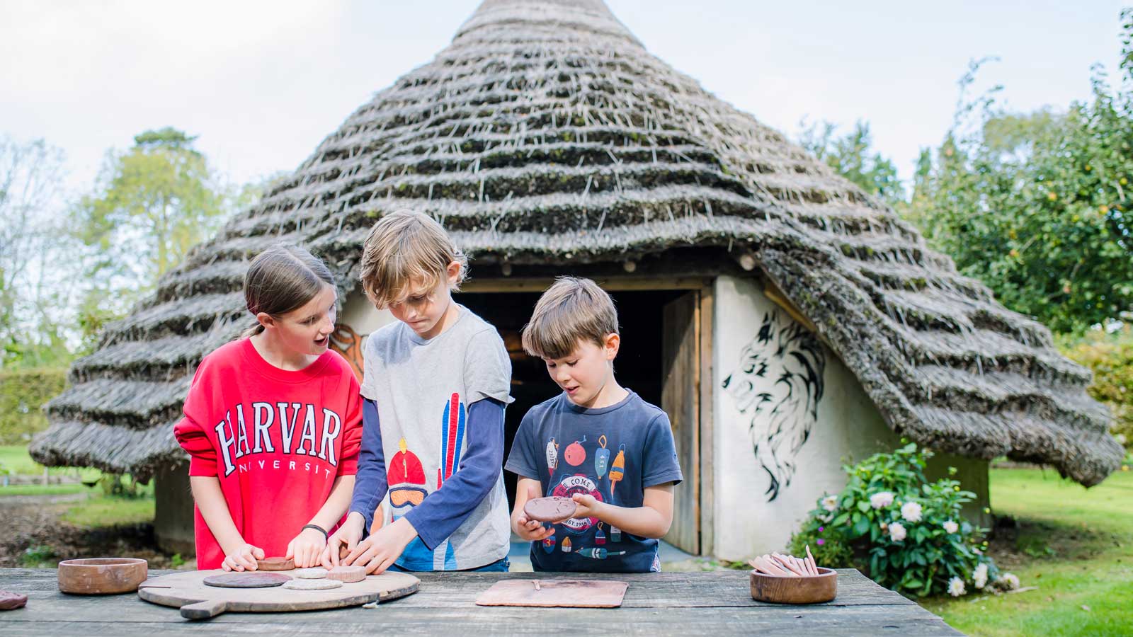 Ancient History Round House Settlement