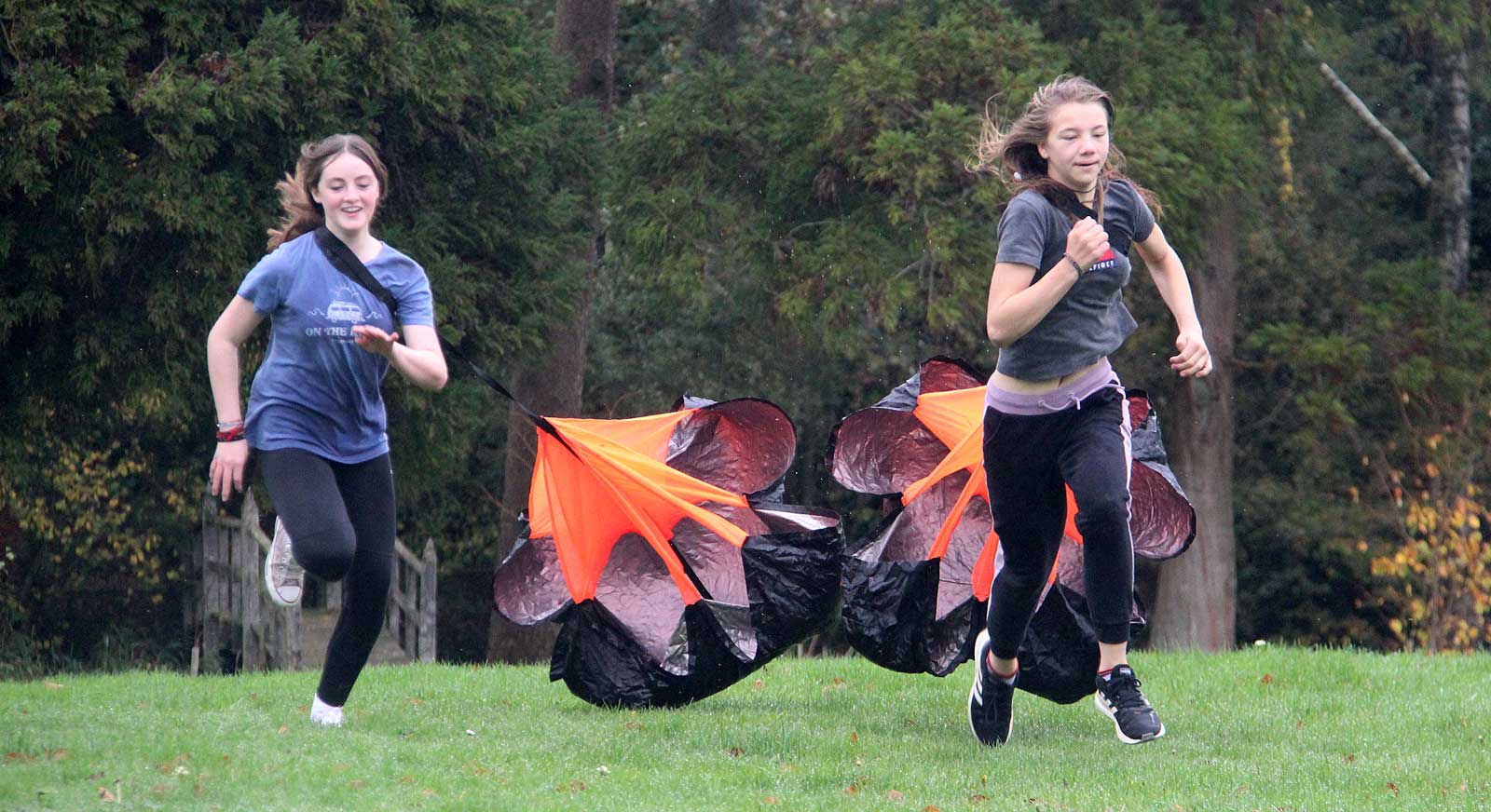 Parachute air resistance